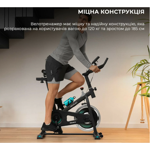 Велотренажер  Cecotec DrumFit Indoor 6000 Forcis Bicicleta - фото №7